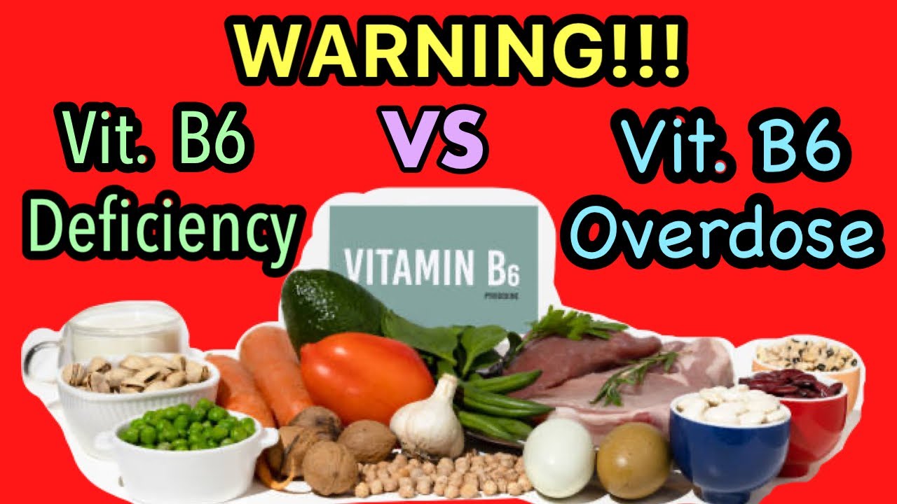 VITAMIN B6 EXPLAINED | DEFICIENCY VS. OVERDOSE | ANEMIA | B6 |B6 DEFICIENCY|VITAMIN B6 SIDE EFFECTS