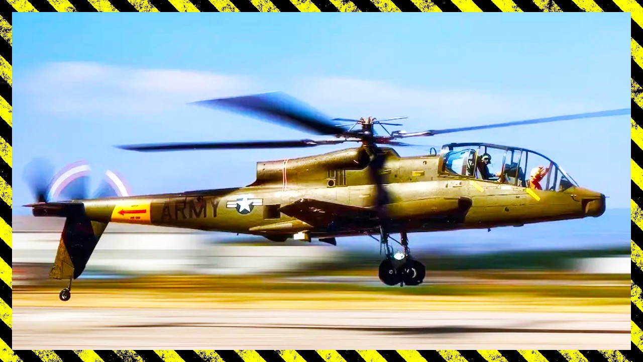 The Most Advanced Attack Helicopter That Never Flew, Lockheed AH-56 Cheyenne