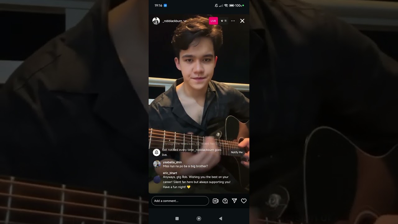 Rob Blackburn on Instagram LIVE (August 17, 2024) 💙💙💙