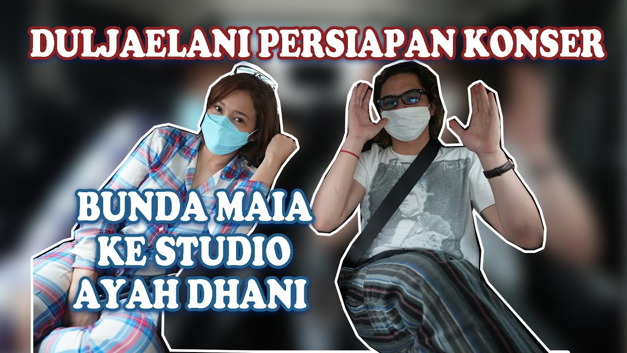 Senangnya Dul Jaelani !!! Bunda Maia temani latihan di Studio Legend-nya Ayah Dhani !!!