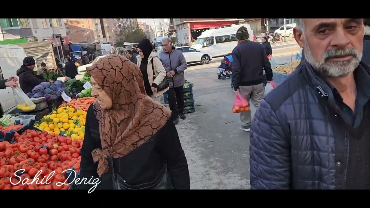Malatya halk pazarında mevsim ürünleri ve fiyatları