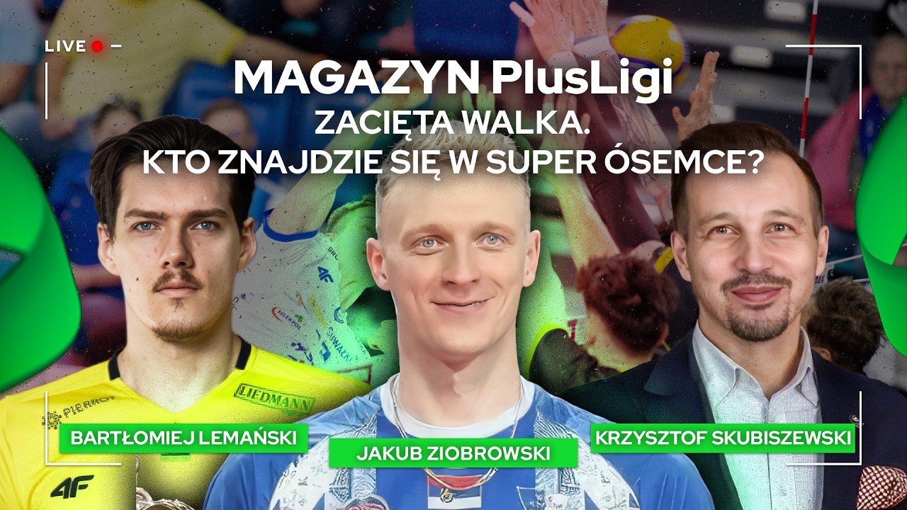 ZACIĘTA WALKA. KTO ZNAJDZIE SIĘ W SUPER ÓSEMCE? | Magazyn PlusLigi