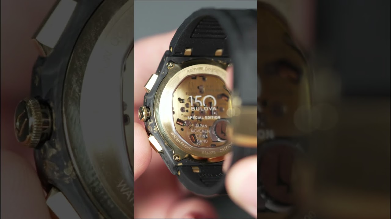 NEW Bulova with Golden Flakes 98A328