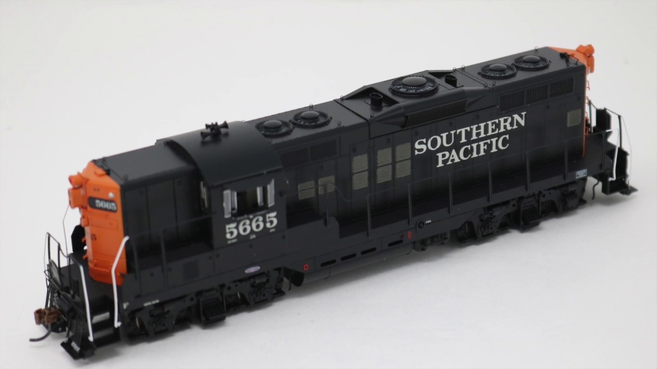 Athearn Genesis HO Scale #G64240 GP9 With DCC & Sound, Southern Pacific /Halloween #5665