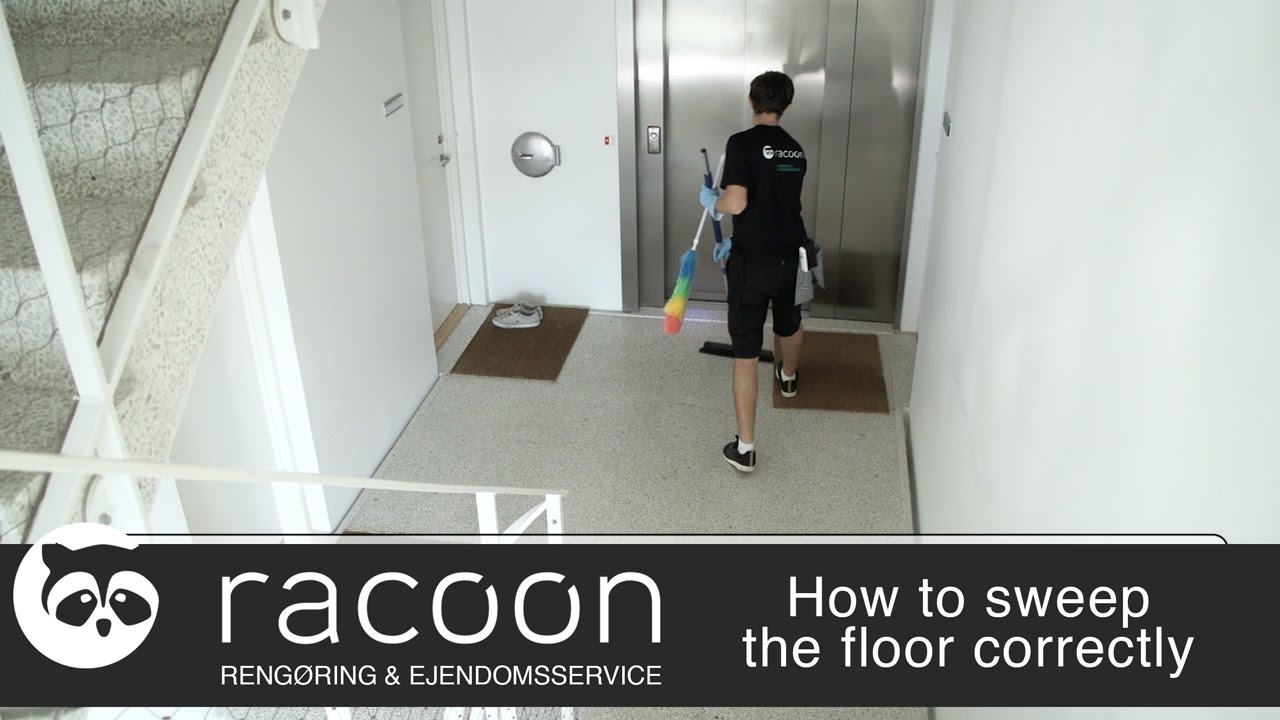 How to sweep the stairs correctly