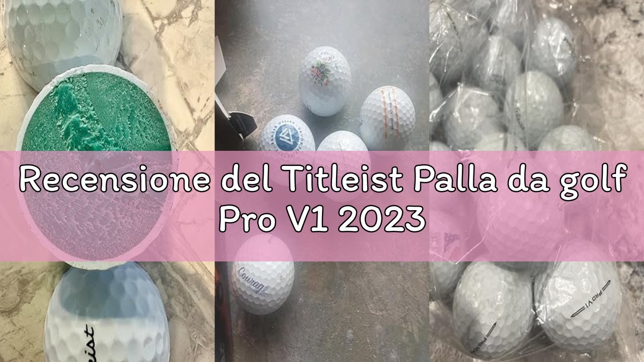 Recensione del Titleist Palla da golf Pro V1 2023
