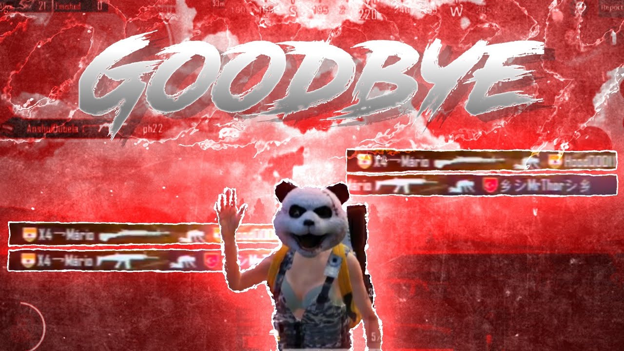S a y - G o o db y e  | PUBGm Montage | 🥵 #marcel