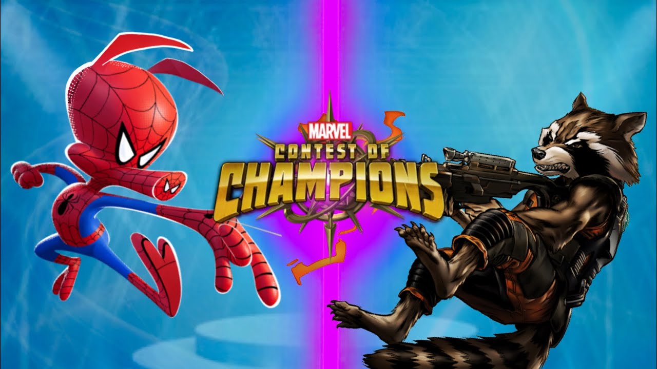 Spider-Ham VS Rocket Raccoon (Marvel Contest of Champions)
