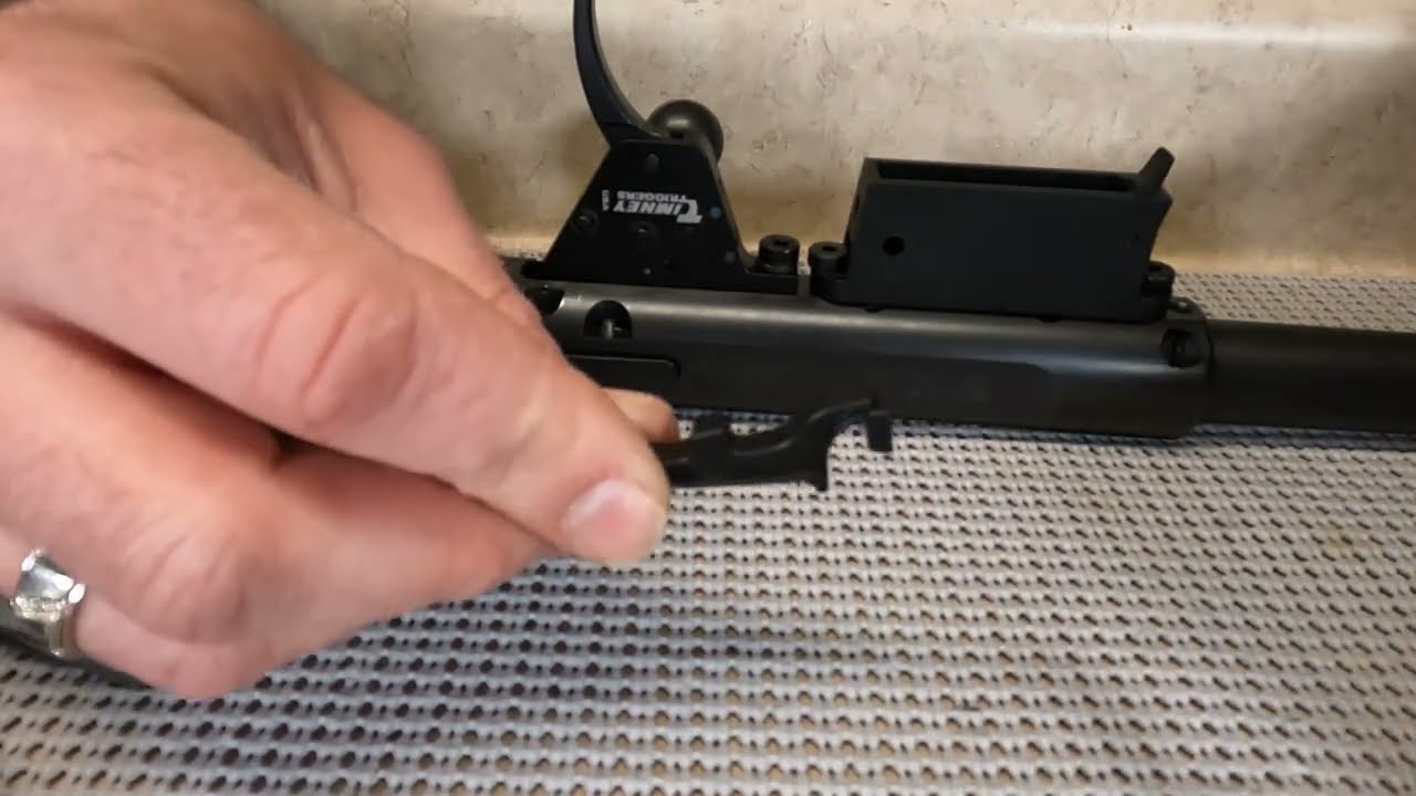 Сборка CZ 457: установка триггера Timney