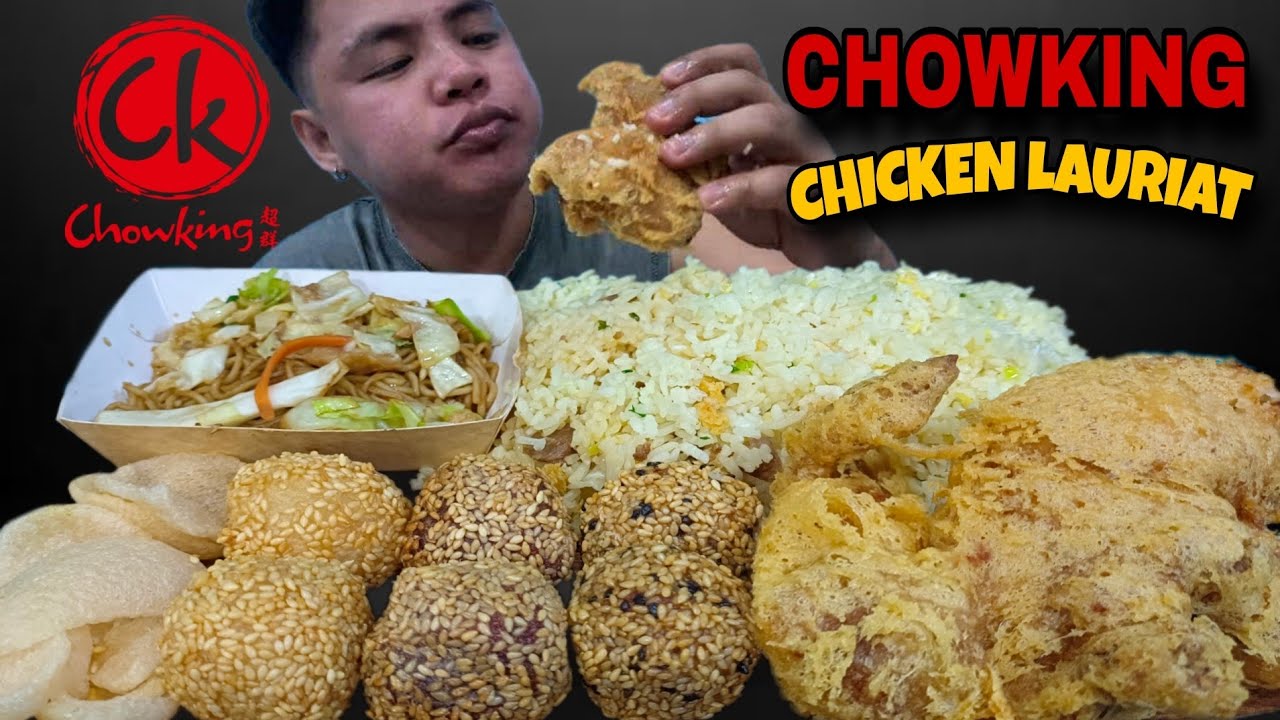 CHOWKING MUKBANG | Chowking Chicken Lauriat Mukbang | Mukbang Asmr | Mhers tv