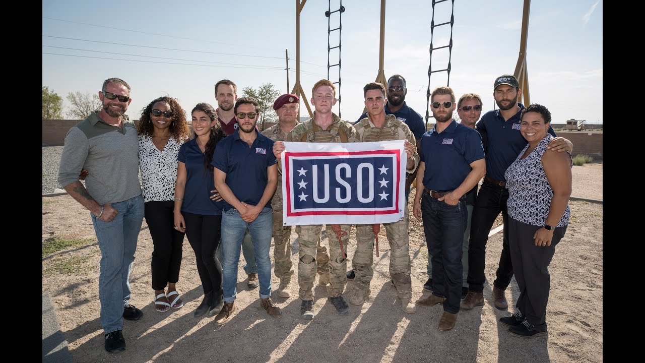 Cast of NBC's 'The Brave' Shows Support for Military on USO Tour