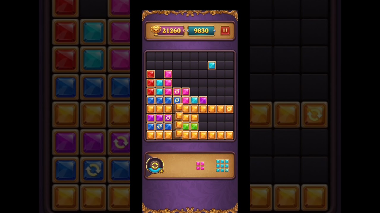 Block puzzle game 🎮 relaxing mind 💆 please 🙏 subscribe 😊