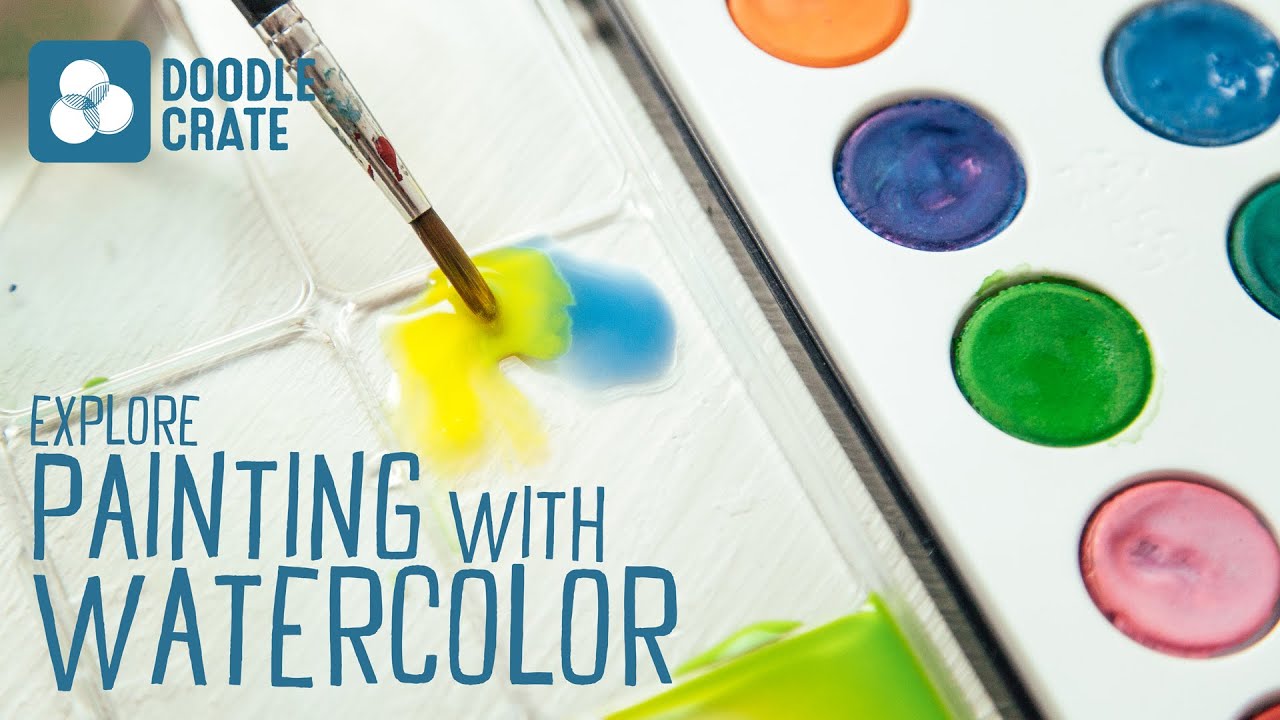Explore Watercolor Painting with Doodle Crate