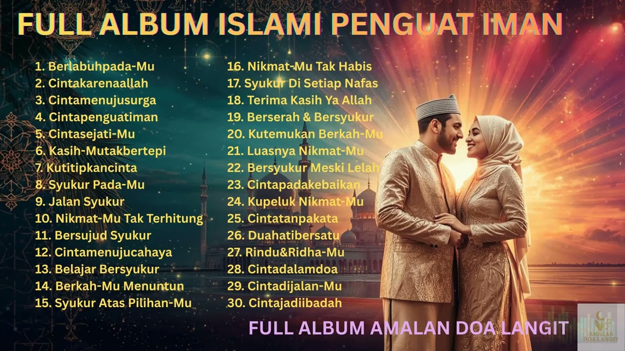 Kumpulan Lagu Islami Terbaik 💛 Full Album Religi Islami Penenang Batin Saat Pikiran Penuh Beban