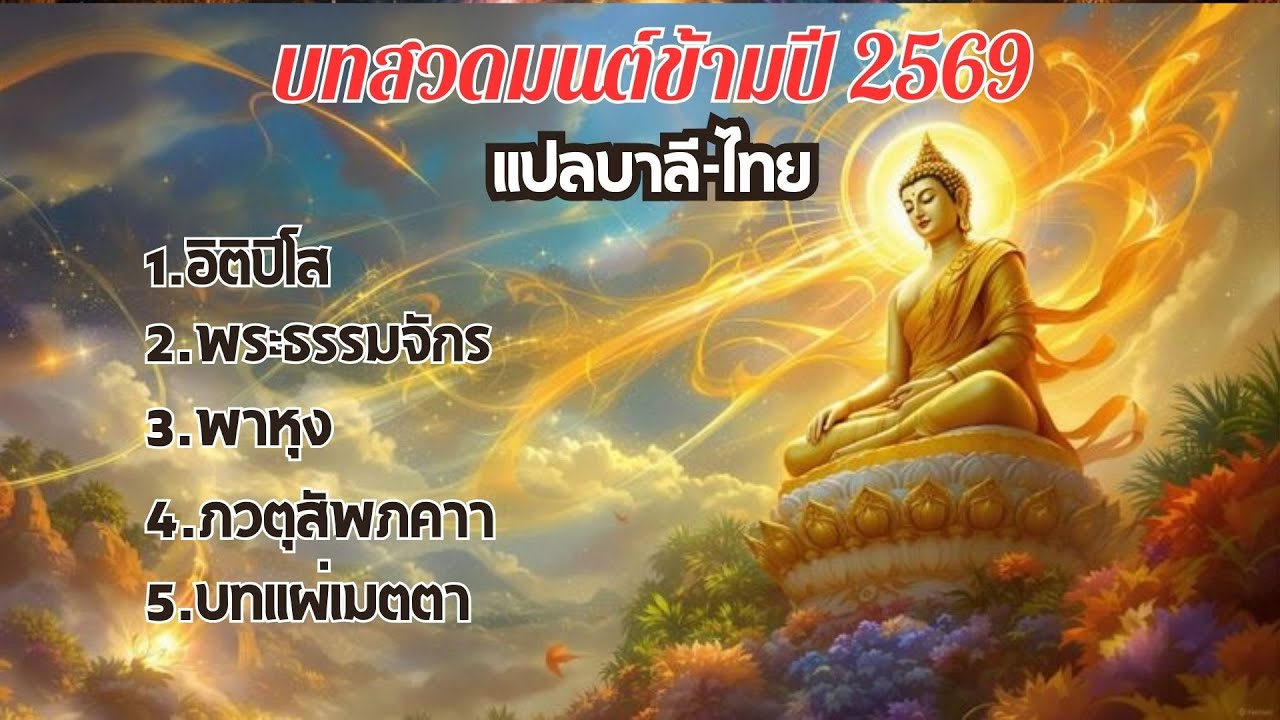 บทสวดมนต์ข้ามปี 2569   