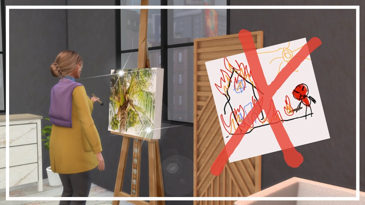 - Sims 4 Modding - How to replace EA Paintings / Comment importer vos propres peintures !