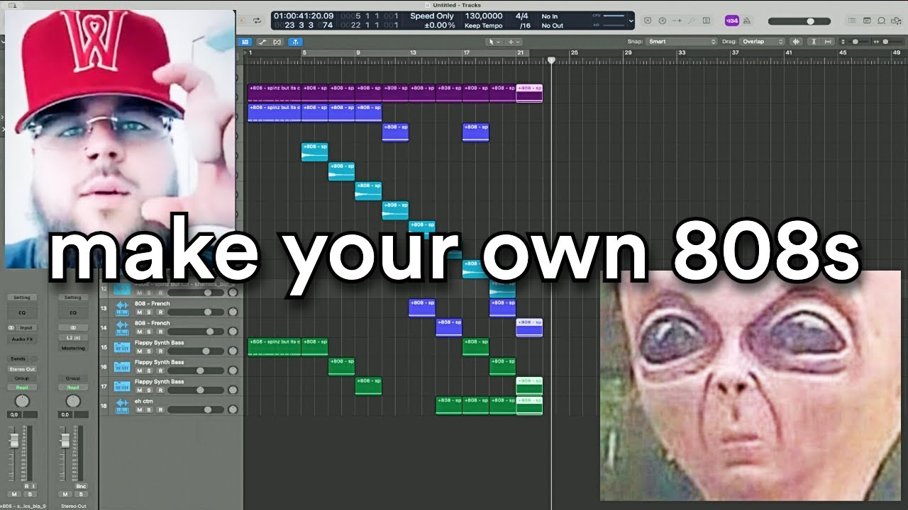 make unique 808s 👾 lovemusic/alien trap/ambient beats (clvr, quis, iLLKA, ... idk)