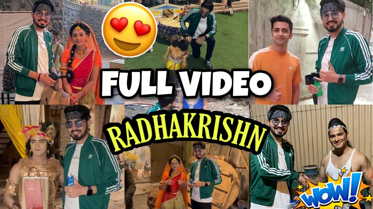 Meeting RADHAKRISHN Cast @Sumedhvmudgalkar And Mallika | RadhaKrishna Full Studio Tour | SIDz TV