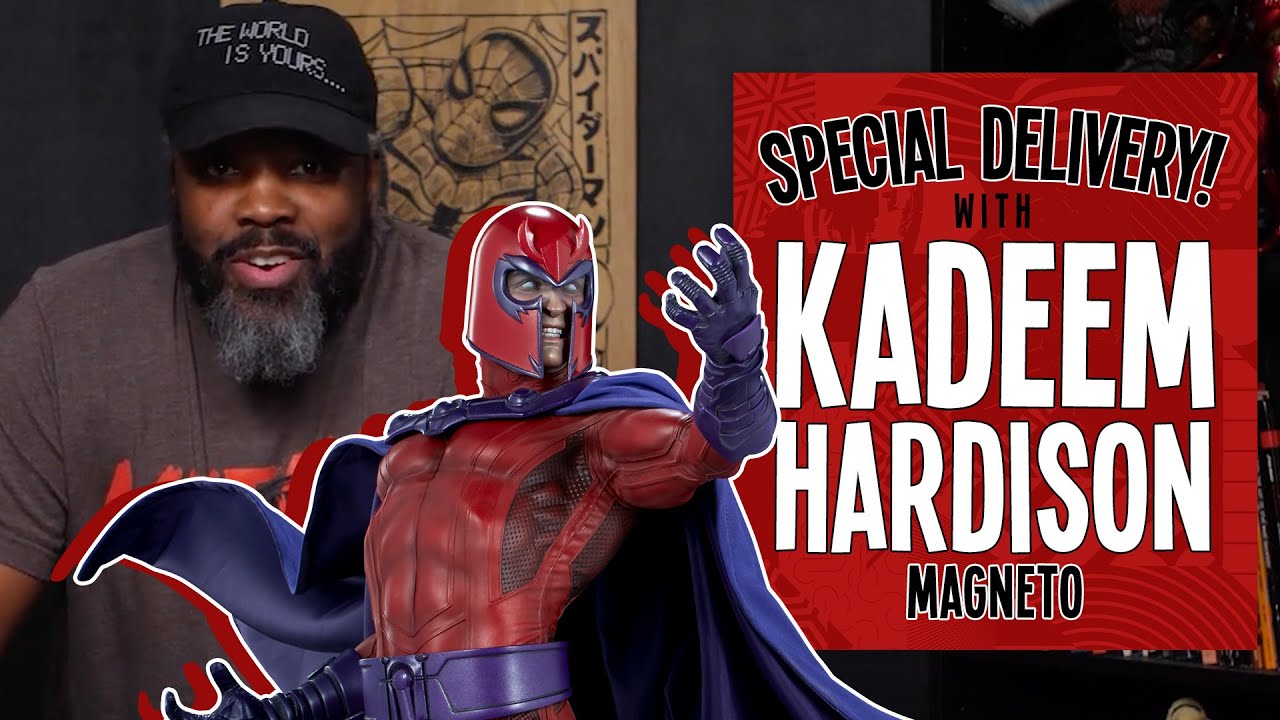 Kadeem Hardison Unboxes the Magneto Maquette by Sideshow | Special Delivery!