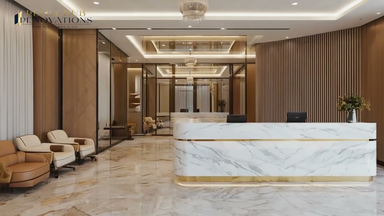 Dubai Office Fit Out Transformation | 3D Preview Before Payment – Revive Hub Renovations Dubai