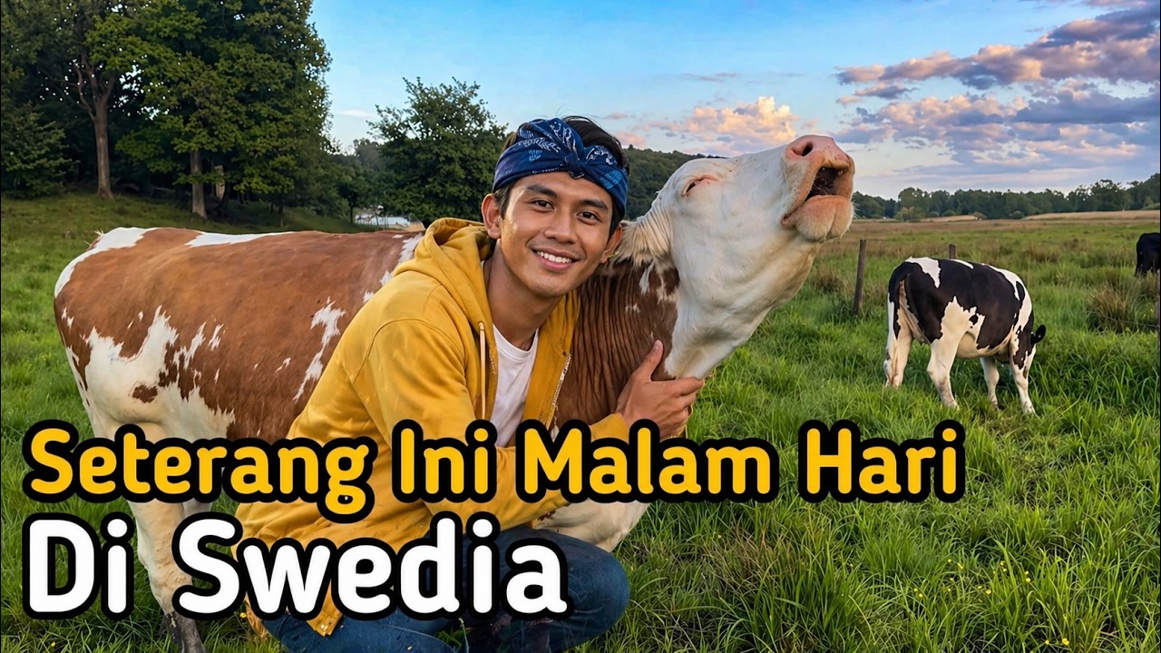 Suasana Sore dan Malam di Swedia - Adem, Tenang dan Bikin Rileks Banget