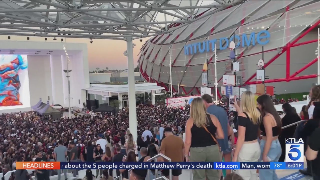 Intuit Dome's grand opening concert delayed by tech issues