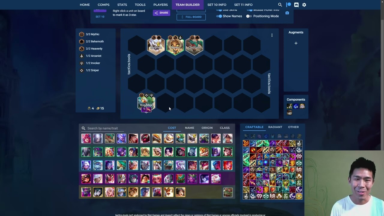 TFT Coaching How to play Syndra carry in set 11 Teamfight tactics.