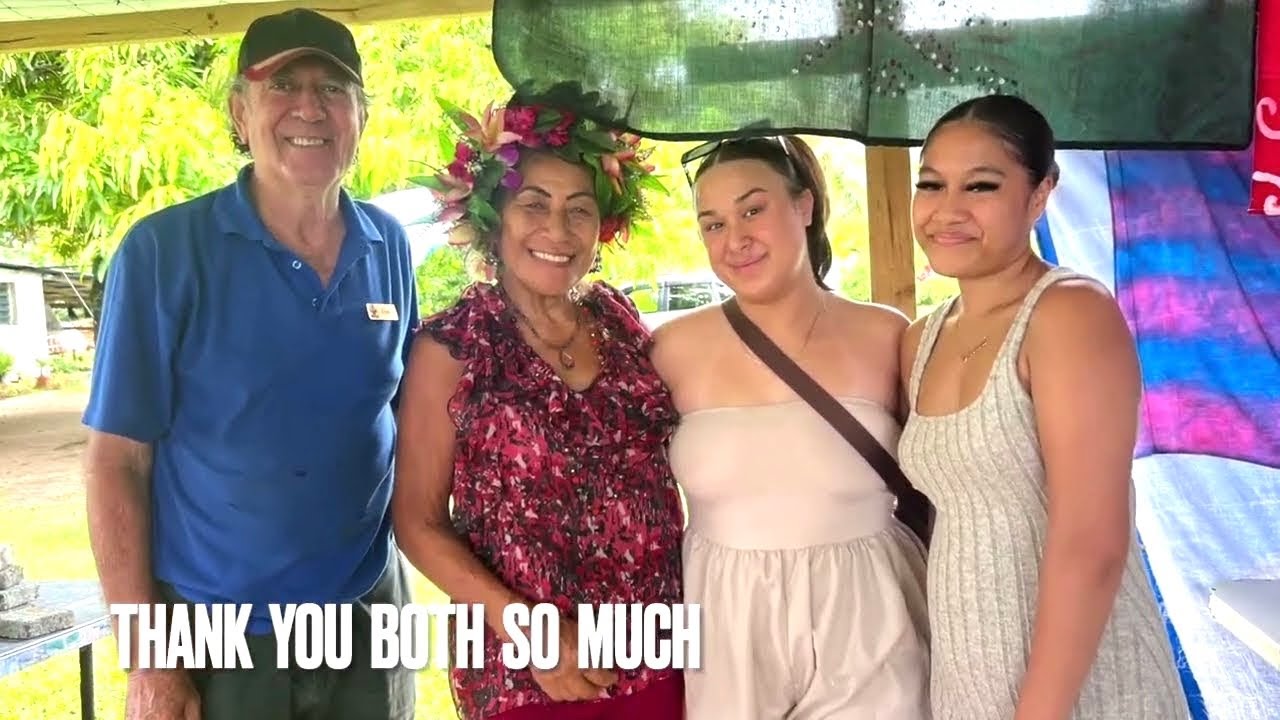 RAROTONGA | PART 7 | PAINTED OUR OWN LAVALAVA | #polytube #rarotonga