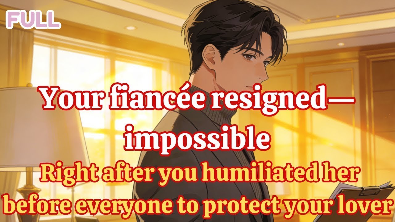 Your fiancée resigned—impossible  Right after you humiliated her before all to protect your lover