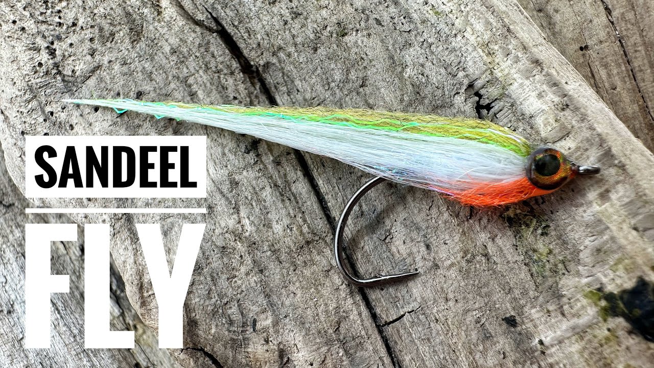 Sandeel fly 🎣 Try this one when sandeel are on the menu for big sea trout 💯👍🏻