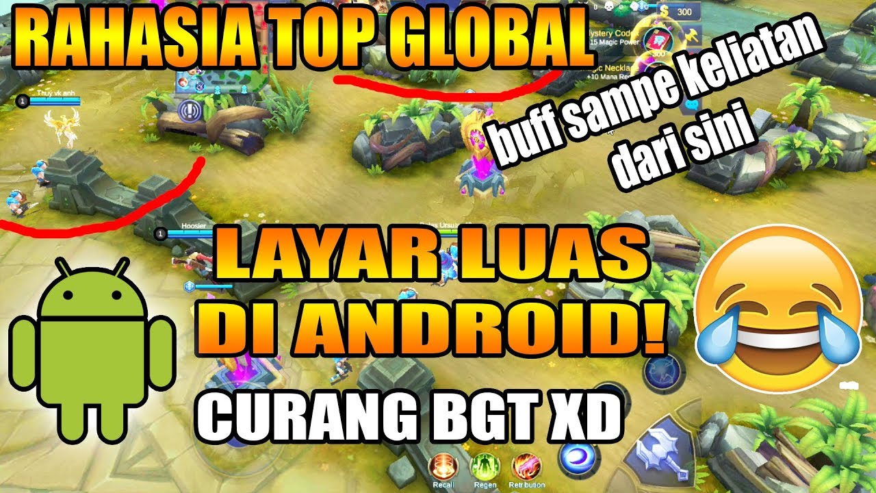 RAHASIA TOP GLOBAL LAYARNYA LEBIH LUAS DARI IPAD! TERNYATA BEGINI CARANYA - Mobile Legends Indonesia