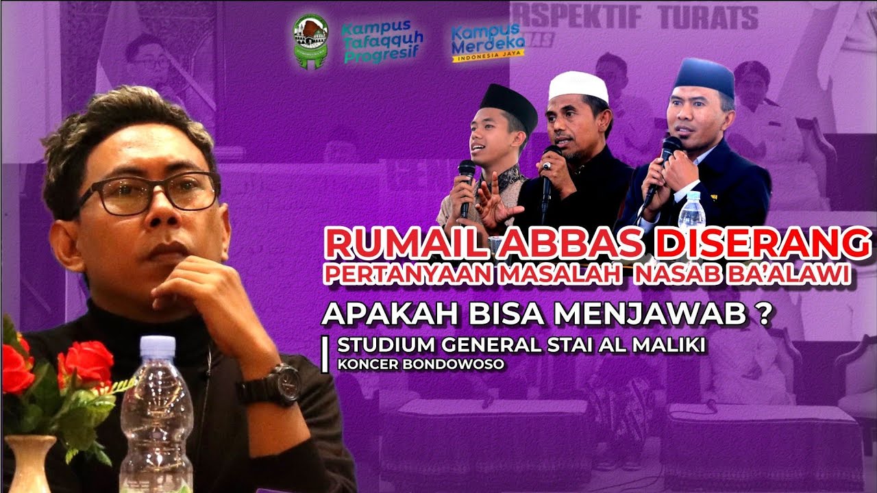 SAYA SIAP  DI CECAR PERTANYAAN | RUMAIL ABBAS | STUDIUM GENERAL STAI AL MALIKI KONCER BONDOWOSO
