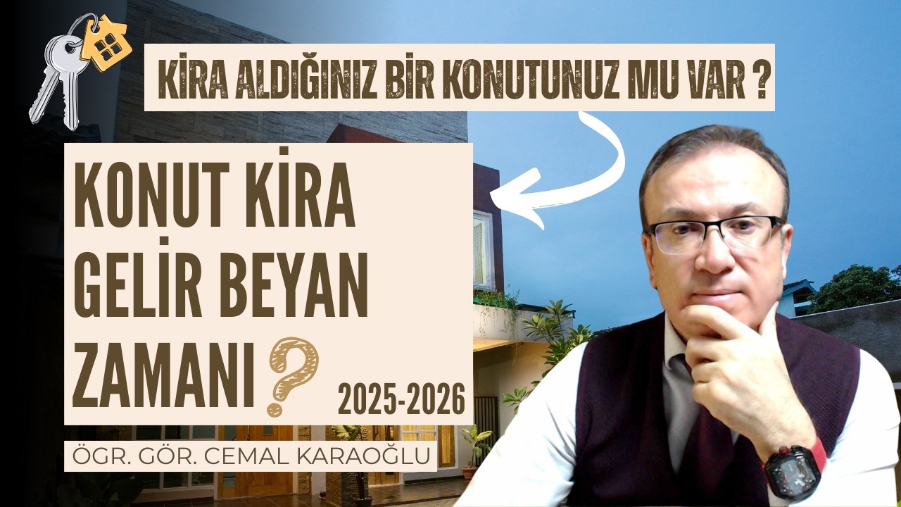 KONUT KİRA GELİR BEYANI, İNDİRİM, İSTİSNA, GERÇEK GİDER, GÖTÜRÜ GİDER YÖNTEMİ BEYAN REHBERİ