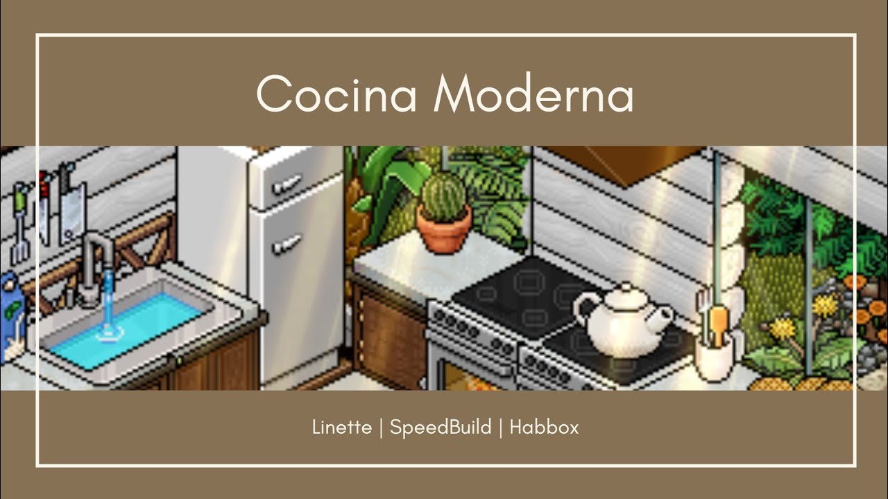 Cocina Moderna - Modern Kitchen | #HABBO SpeedBuild