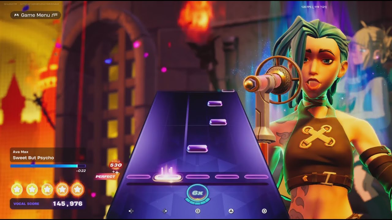 Fortnite Festival - Ava Max - Sweet But Psycho (Expert Vocals FC)