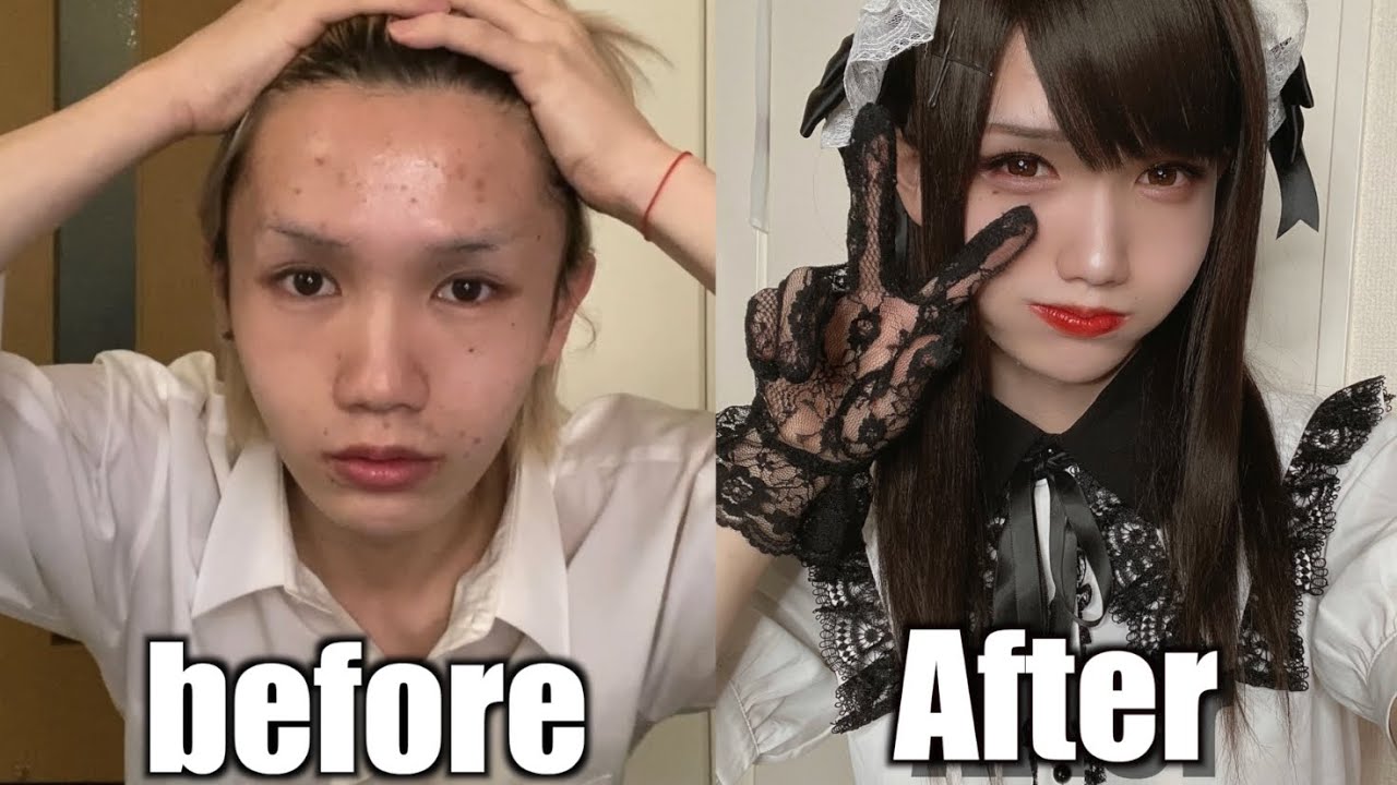 【TikTok】フォロワー300万人が教える女装メイク【量産型】