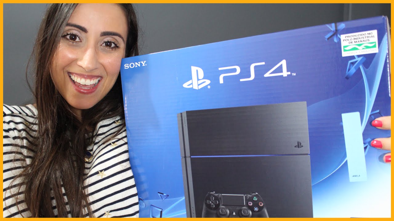 UNBOXING PS4 - FINALMENTE TENHO UM PLAYSTATION 4