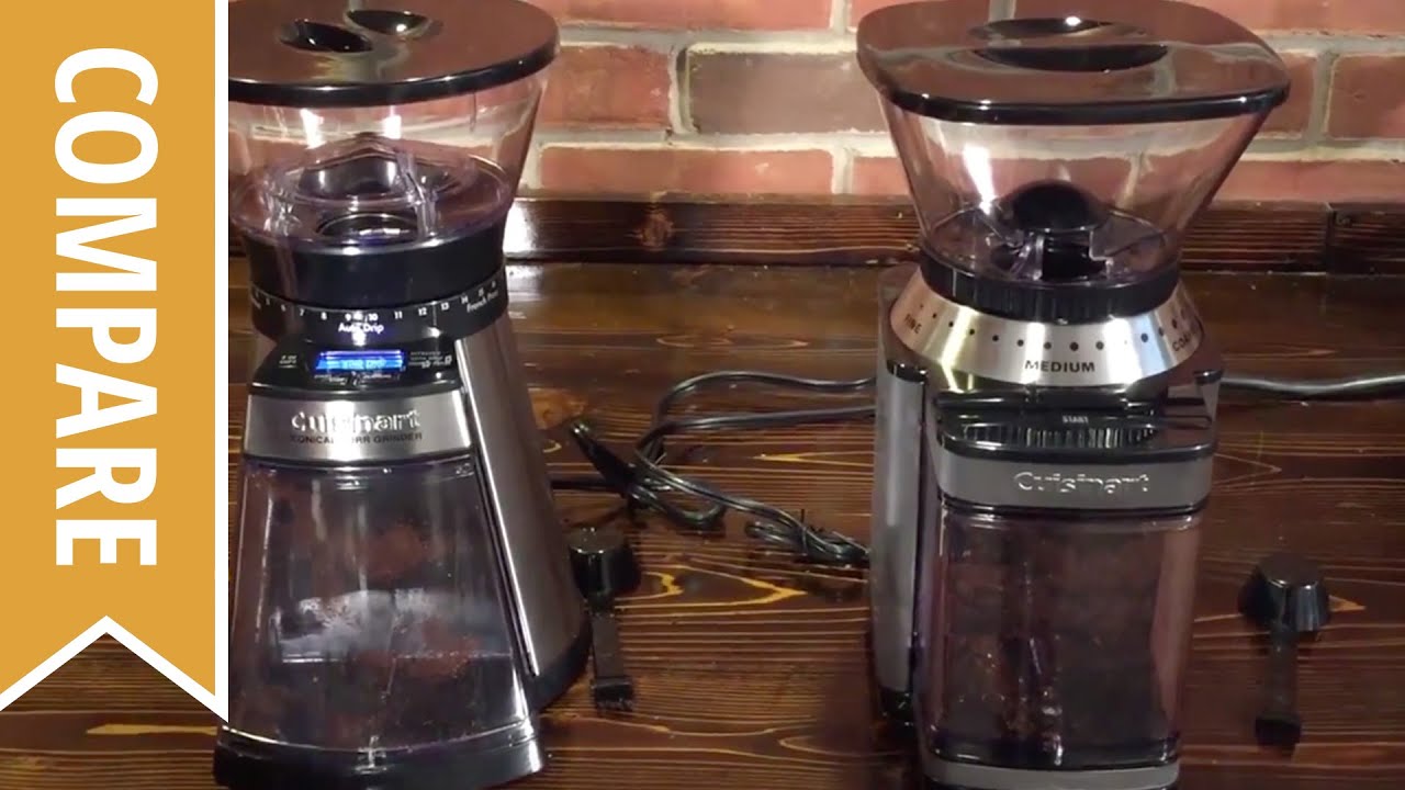 Compare: Cuisinart Coffee Grinders CBM-18 and Supreme Grind