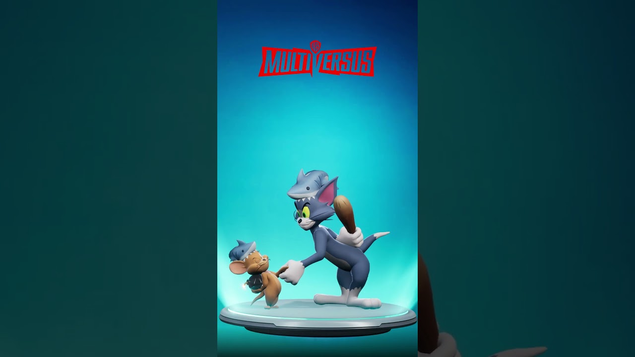 Shark Hat Tom and Jerry - Default - Multiversus Taunt #multiversus