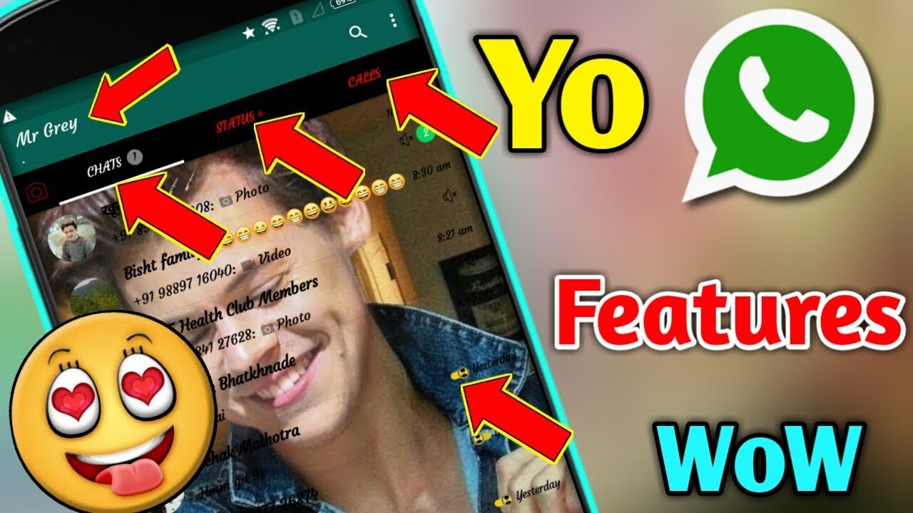 YO WHATSAPP | NEW WHATSAPP APP | UNIQUE FEATURES | CHANGE FONT | HIDE CONNECTION MANY MORE 🔥