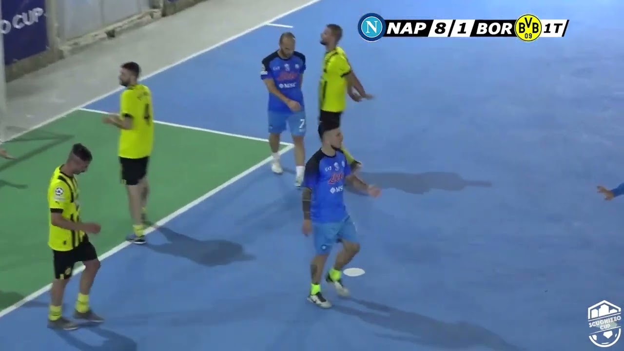 Scugnizzo Cup, sintesi Napoli - Borussia Dortmund 12-3