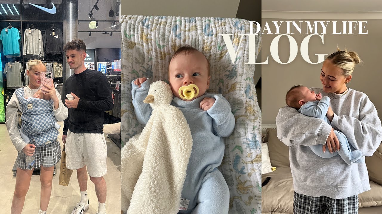 A Day In My Life with a newborn | a catch up, shopping trip + mini haul