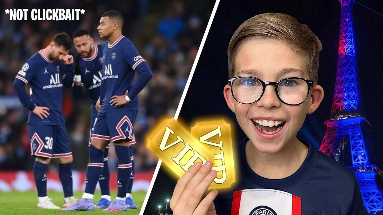 I Surprised MY SON With PITCH SIDE Seats at PSG!