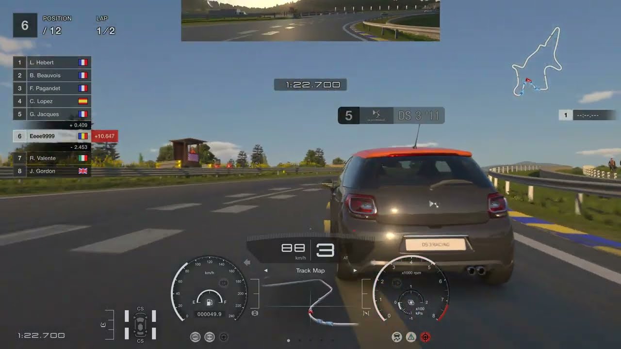 Gran Turismo 7 PS5 - Alsace Village Reverse 4k60fps