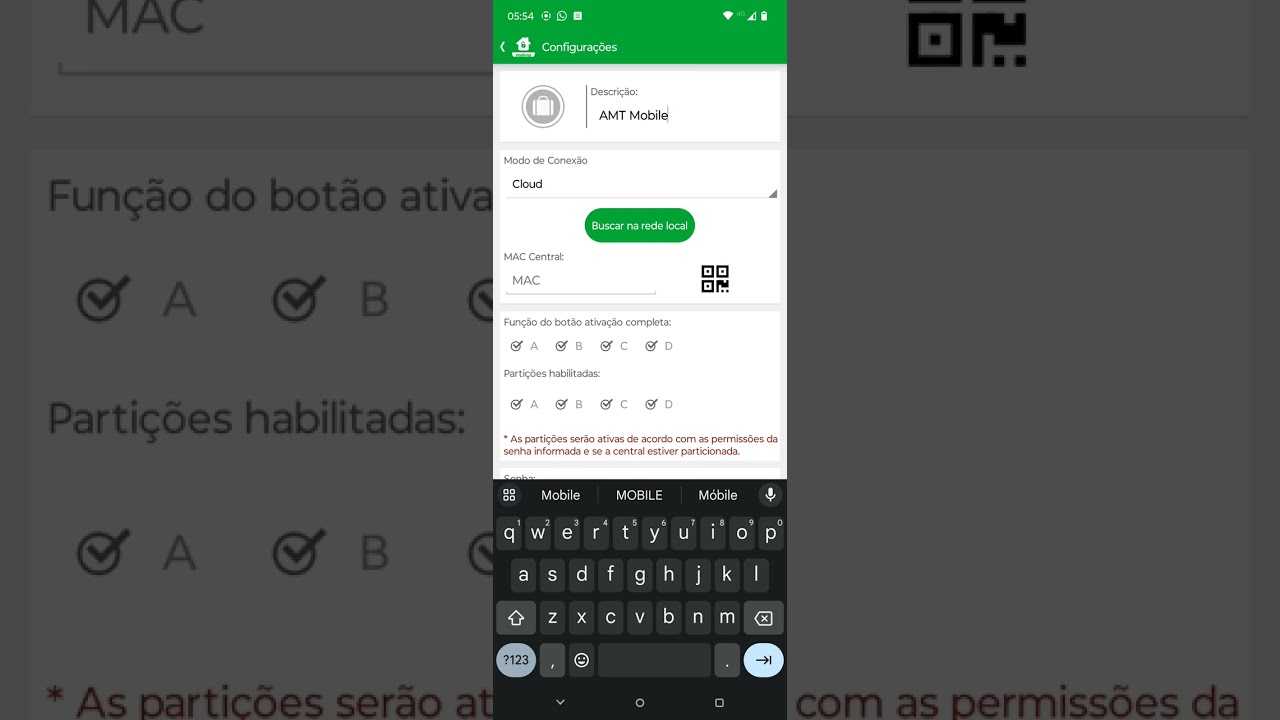 AMT Mobile V3. Cadastro de usuário. BRXTEC BRASIL.