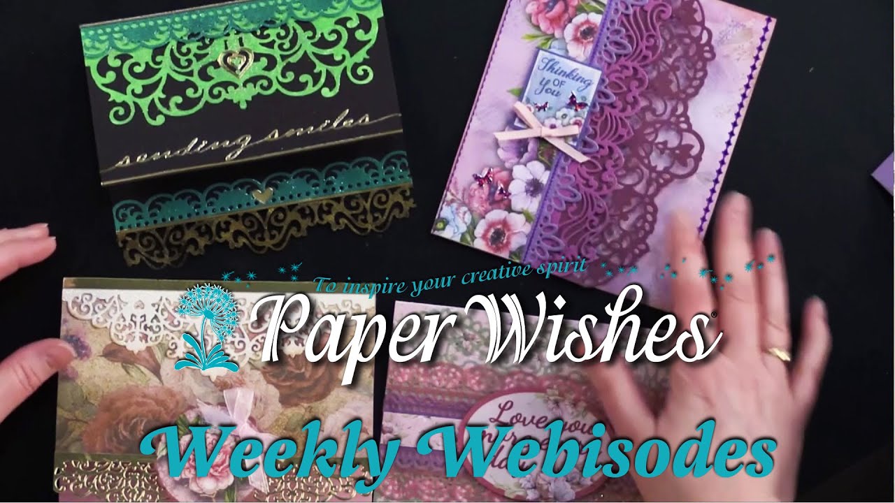 4 Card Ideas Using Edgeable Lace Border Dies by Crafter's Companion