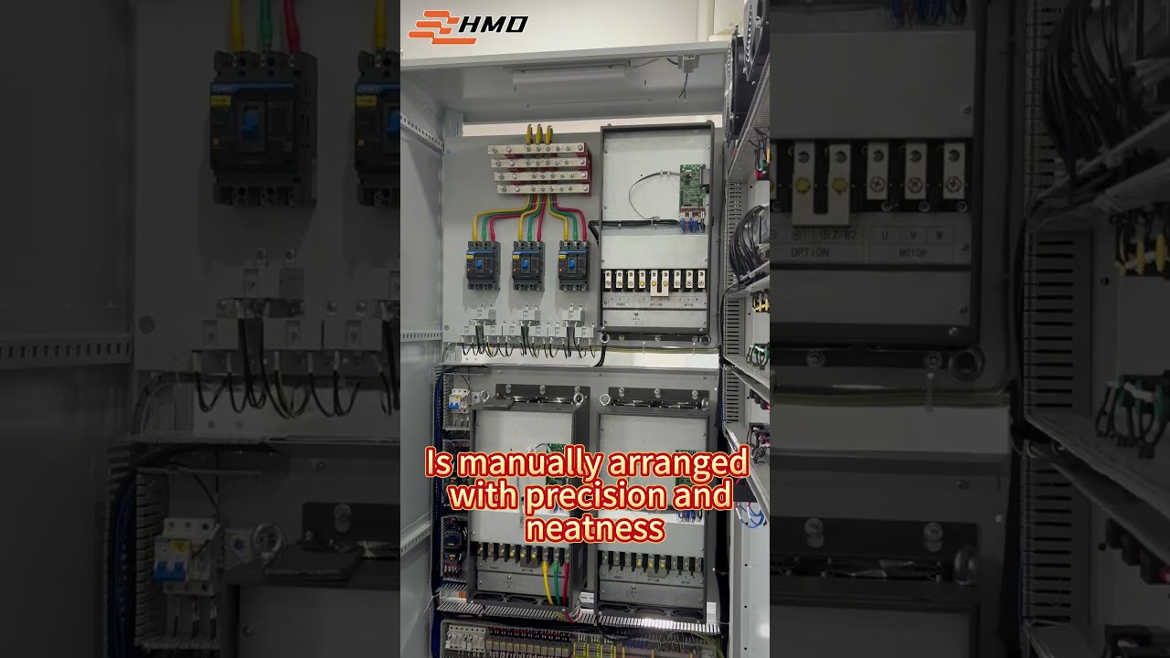 Step inside our control cabinet manufacturing process  #plc #electric component #Metal enclosure