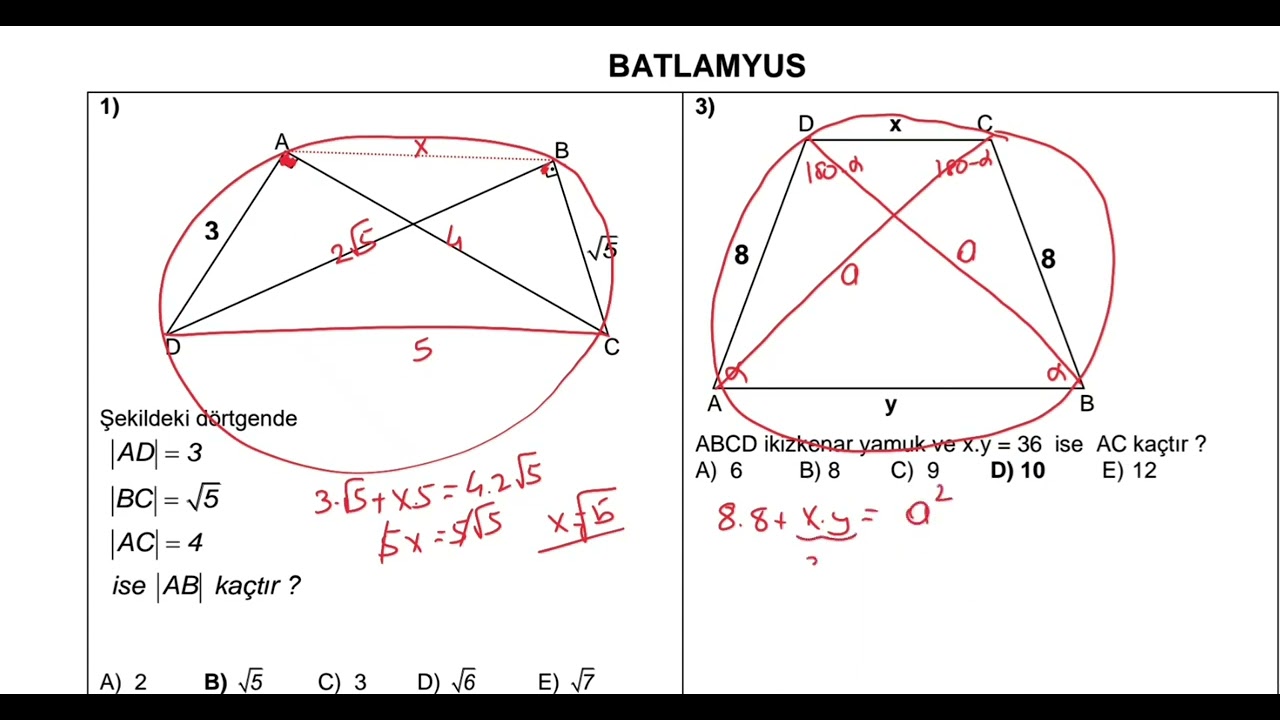 Batlamyus teoremi