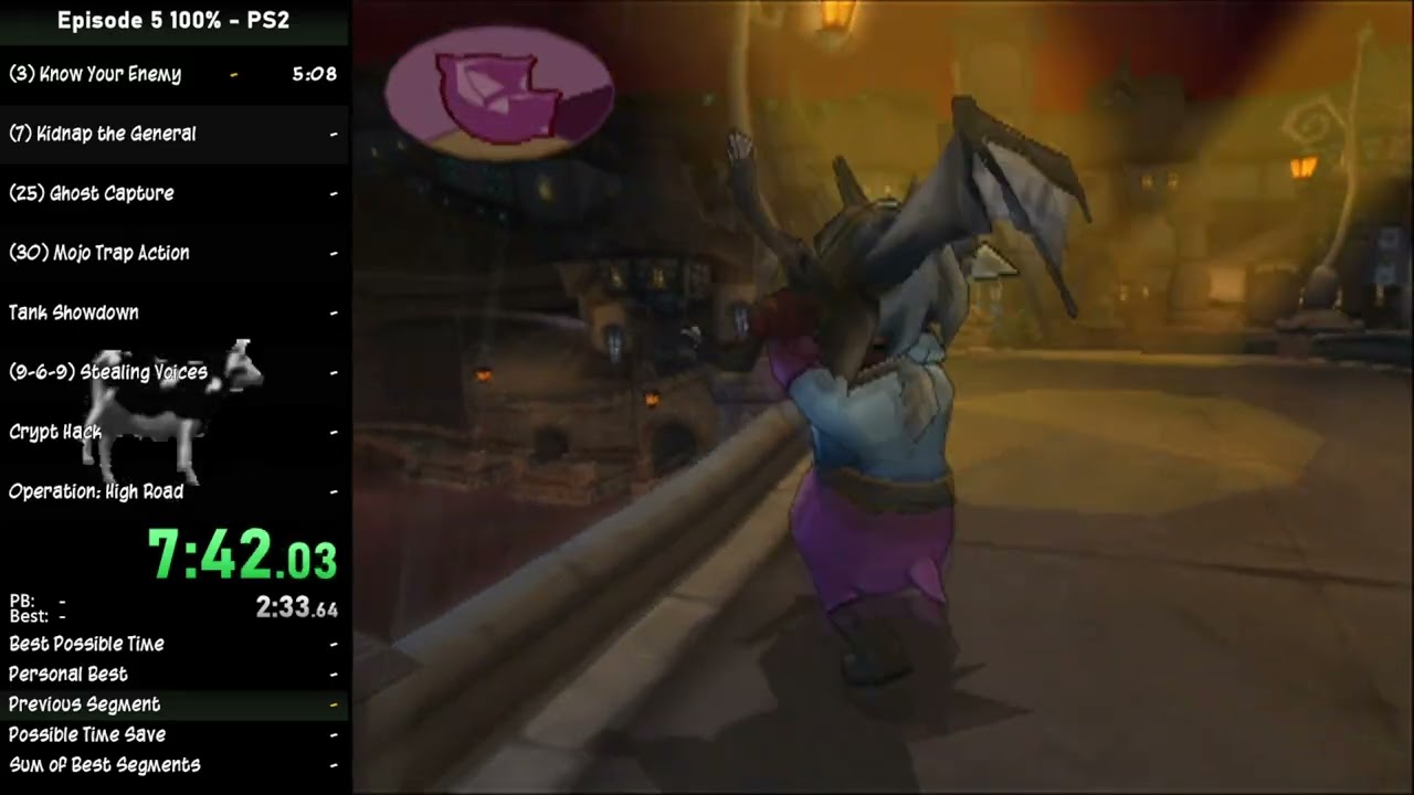 Sly 2 episode 5 100% ps2 speedrun in 51:56