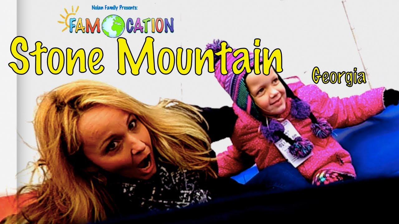 Stone Mountain Christmas on Snow Mountain at Stone Mountain Georgia   Part 1